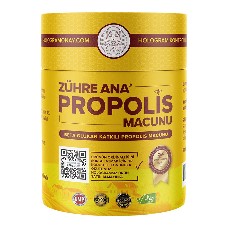 Zuhre Ana Propolis Paste Natural Ingredients 240g Glass Jar - Zuhre Ana - Image 2