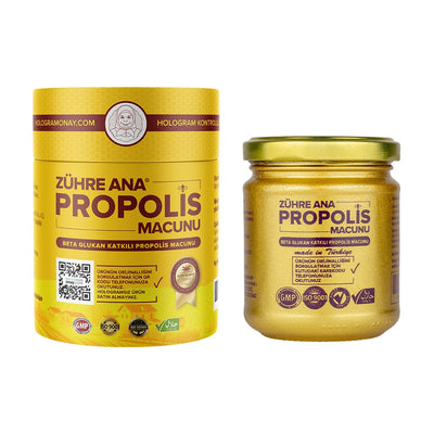 Zuhre Ana Propolis Paste Natural Ingredients 240g Glass Jar - Zuhre Ana