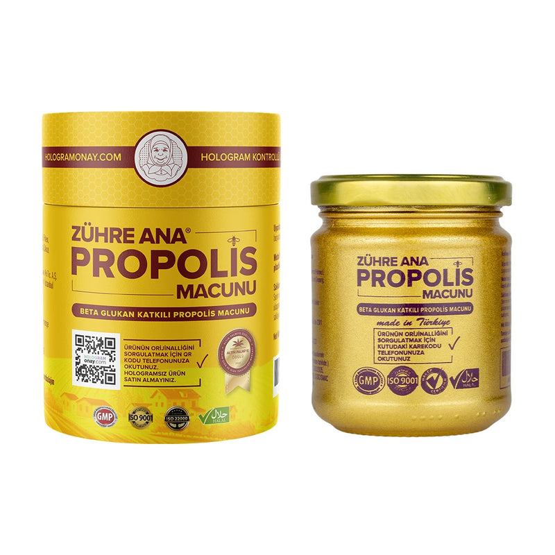 Zuhre Ana Propolis Paste Natural Ingredients 240g Glass Jar - Zuhre Ana - Image 1
