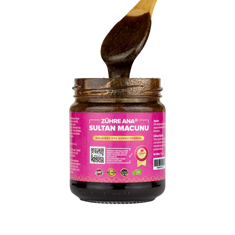 Zuhre Ana Sultan Paste with Natural Herbal Blend 240g Glass Jar - Zuhre Ana - Image 2
